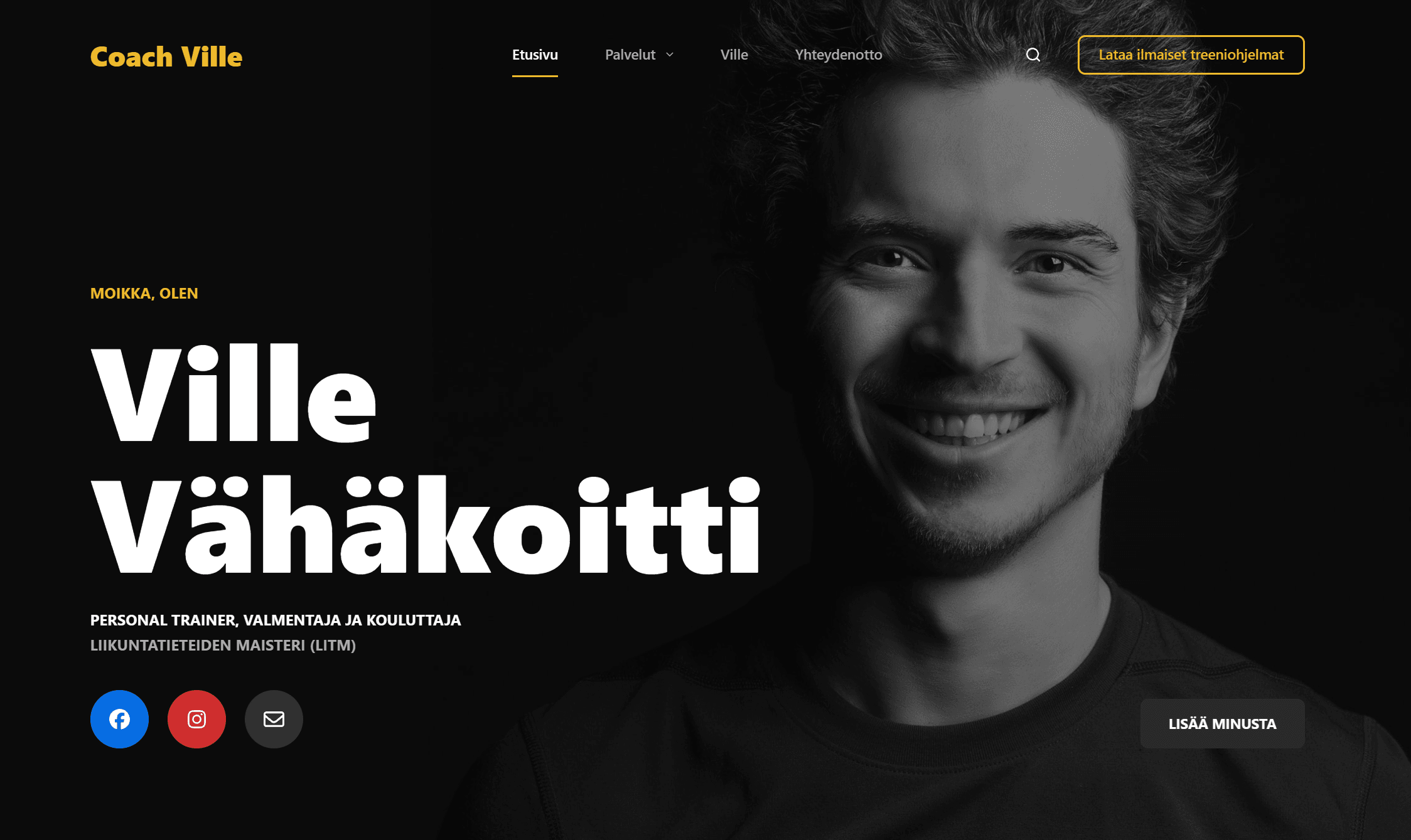 Client screenshot villevahakoitti
